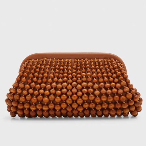 cult gaia Handbags - CULT GAIA - Nia Cluth in Chestnut